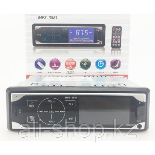 Автомагнитола MP3 3881 ISO 1DIN сенсорный дисплей - фото 1 - id-p113498077