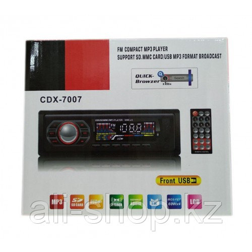 Автомагнитола CDX-7007 со съемной панелью - фото 1 - id-p113498096