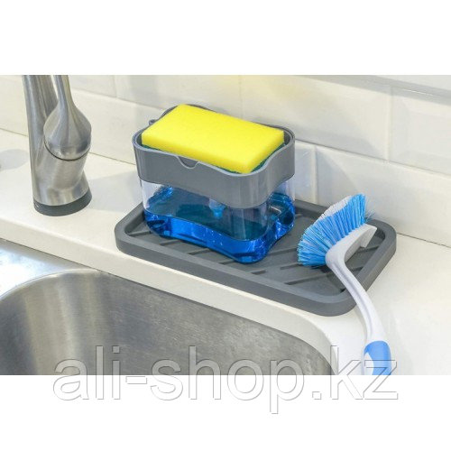 Диспенсер дозатор для моющего средства Контейнер с губкой для кухни Sponge Caddy - фото 3 - id-p113499403