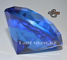 Сувенир кристалл из камня ярко-синий 50 гр