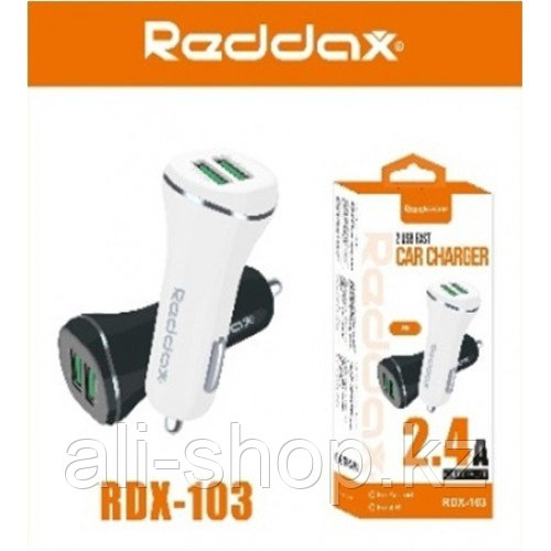 АЗУ 2USB REDDAX RDX-103 2400mAh CHARGER (LONG)SMART TYPE-C WHITE - фото 2 - id-p113498863