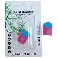 Картридер T-Flash/Micro SD Micro Card Reader ПАКЕТ С КАРТОШКОЙ ФРИ
