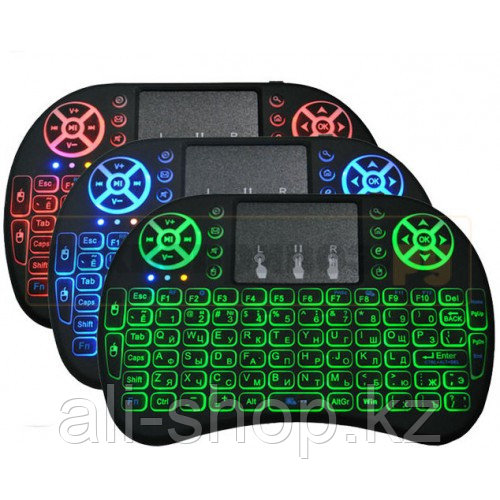 Клавиатура мини Bluetooth с LED подсветкой KEYBOARD-i8-LED - фото 1 - id-p113500639