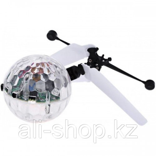 Светящийся летающий шар-игрушка сенсорный с подсветкой - фото 4 - id-p113499777