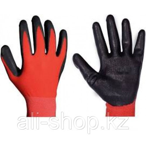 Перчатки рабочие чёрно-крансые (AB-003)