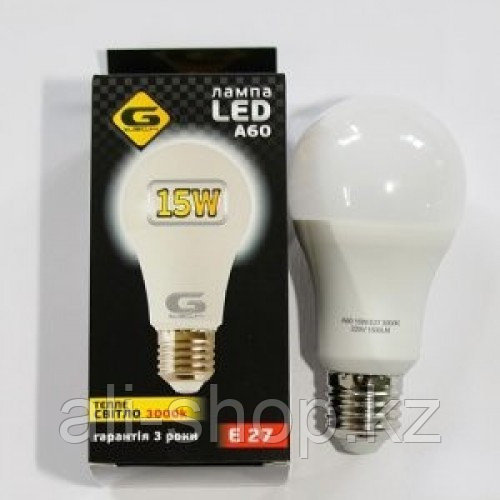 Светодиодная лампа G-TESH 15W E27 3000k шар - фото 1 - id-p113500971