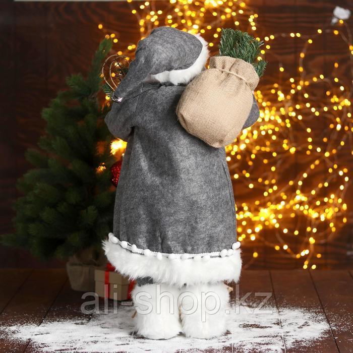 Дед Мороз "В сером тулупе со снегоступами" 28х60 см - фото 3 - id-p113501370