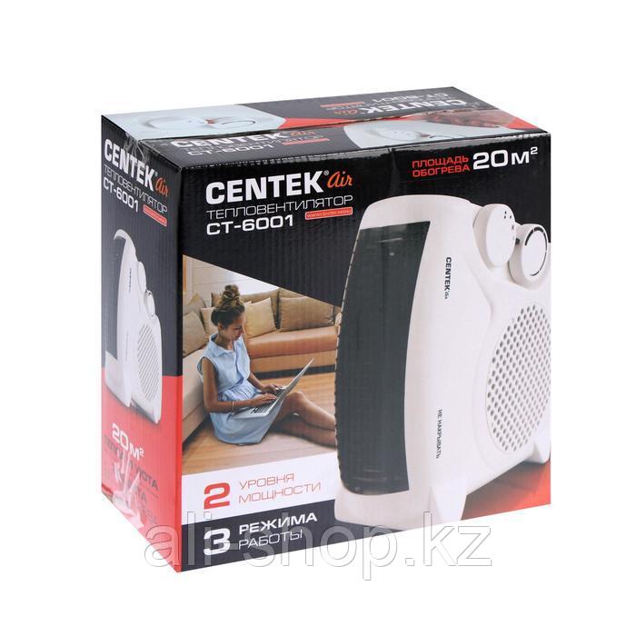 Тепловентилятор Centek CT-6001, спиральный, напольный, 2000 Вт, до 20 м2, белый - фото 4 - id-p113501402