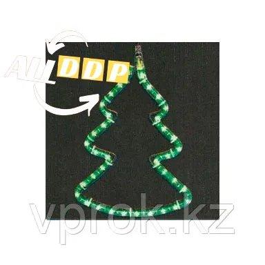 Декоративная светящаяся акриловая фигура "Елочка зеленая" - фото 1 - id-p113501118