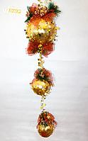 Гирлянда-шарик, золото, D 15 см