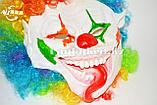 Латексная маска на хэллоуин ужасный клоун с длинным языком 02, фото 6