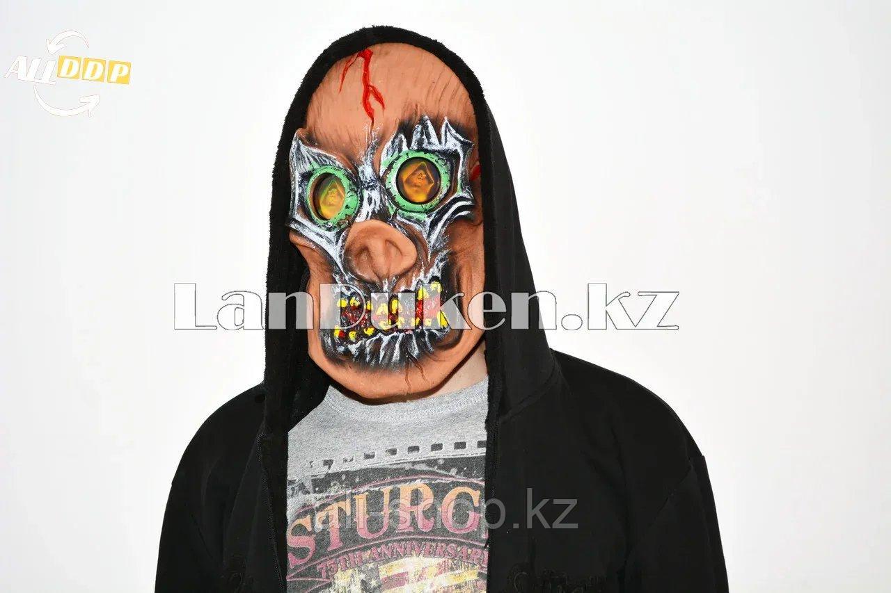 Латексная маска на хэллоуин злобный свин с 3D линзами в которых смерть - фото 3 - id-p113501522