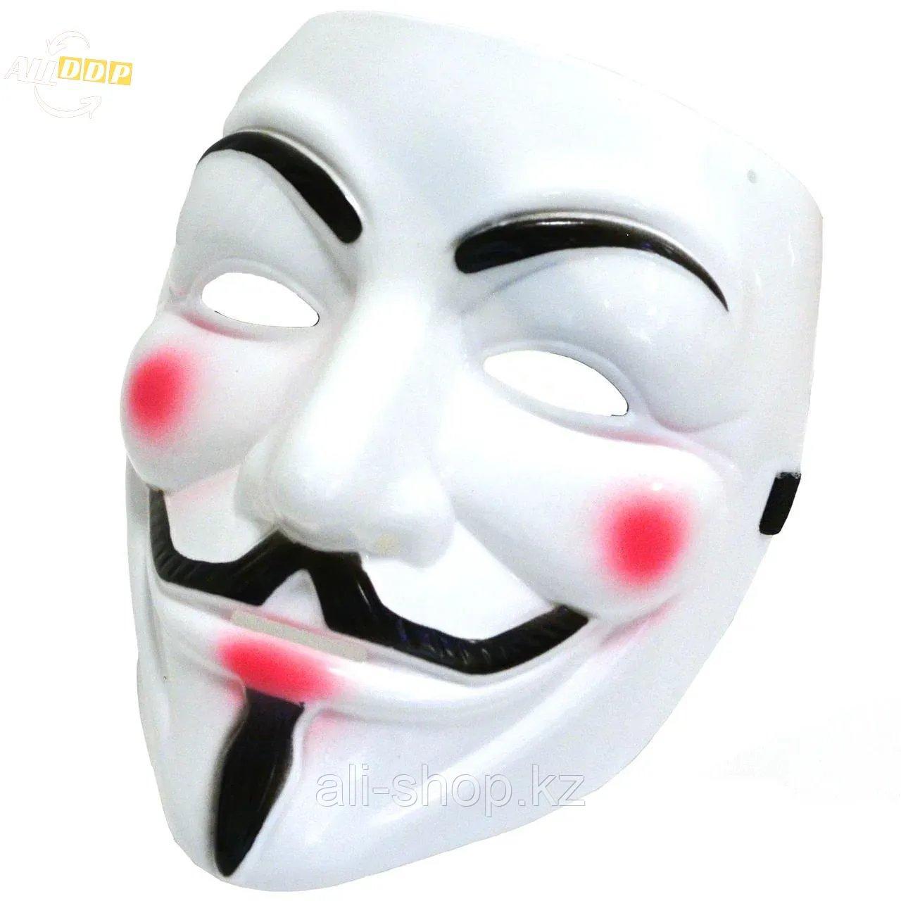 Маска Гая Фокса карнавальная маска с подкладками Анонимус - фото 1 - id-p113501567