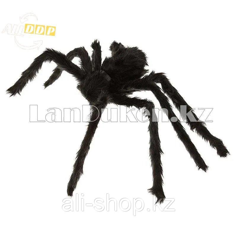 Паук декоративный большой для Хэллоуина черный 110 см - фото 6 - id-p113501593