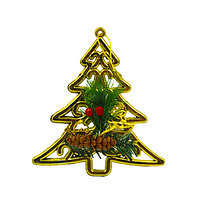 Новогодняя подвеска на елку " Golden christmas tree"