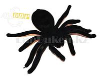 Искусственный паук чёрного цвета (ширина 20 см)