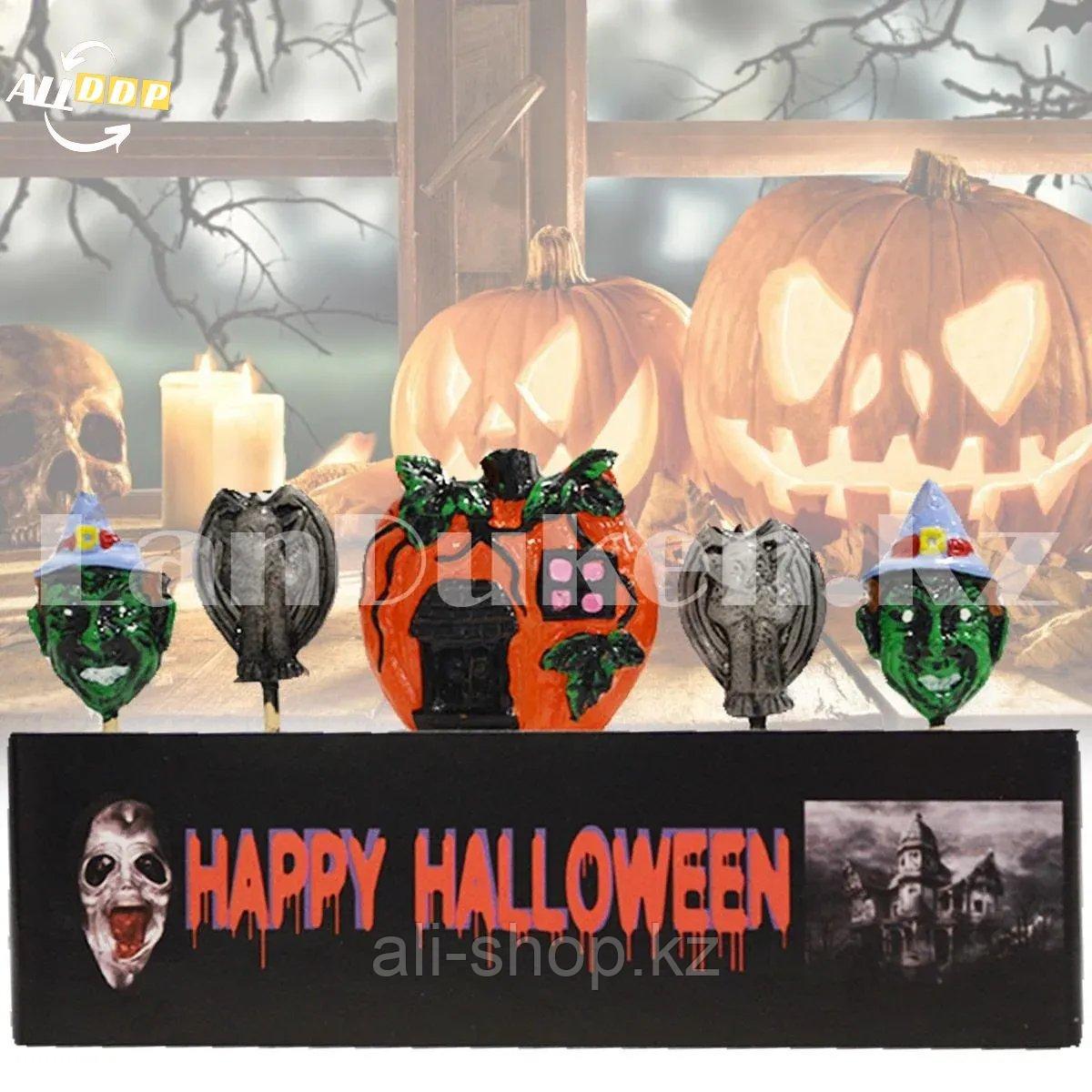 Набор свечей Happy Halloween с фигурками 5 штук в упаковке - фото 3 - id-p113501679