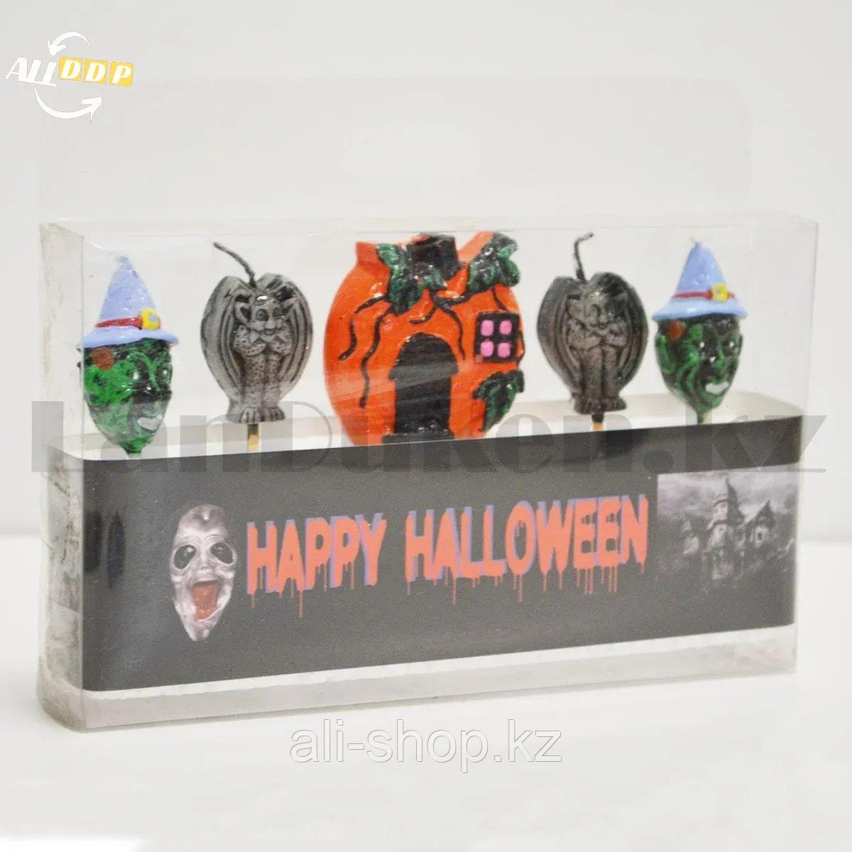 Набор свечей Happy Halloween с фигурками 5 штук в упаковке - фото 7 - id-p113501679
