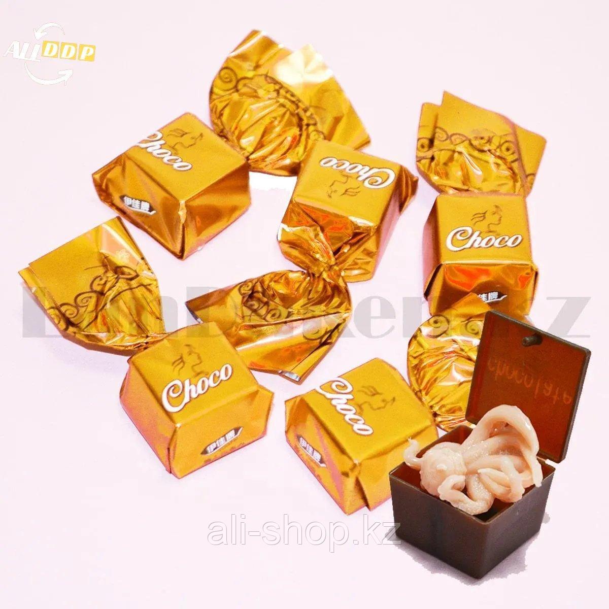 Конфеты Choco с игрушкой на Хэллоуин в золотистой обертке - фото 1 - id-p113501701