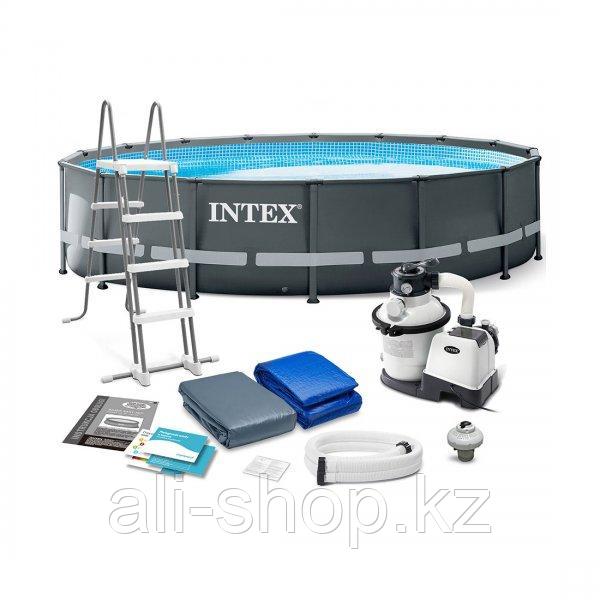 Каркасный бассейн INTEX Metal Frame - фото 1 - id-p113503293