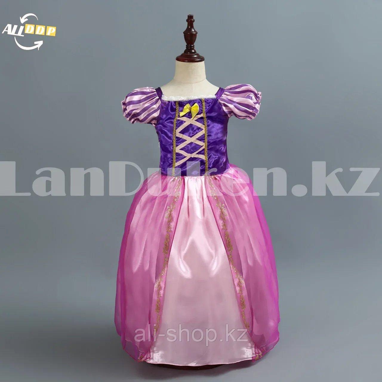 Костюм детский карнавальный Рапунцель принцесса для девочек фиолетовое BN-8002 - фото 2 - id-p113501883