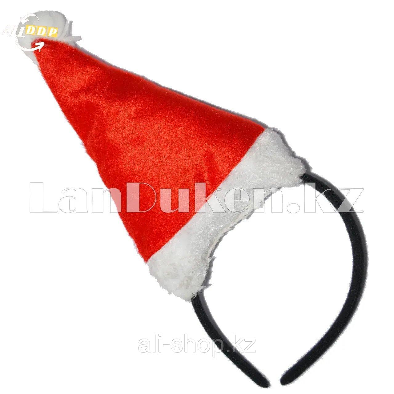 Новогодний ободок шапка "Санта Клаус" - фото 1 - id-p113501903