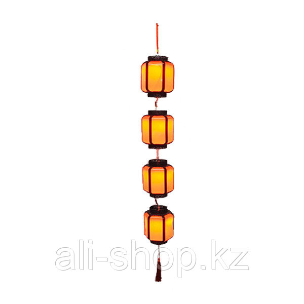 Новогодний китайский электрический фонарик 2 (длинный) - фото 1 - id-p113502835