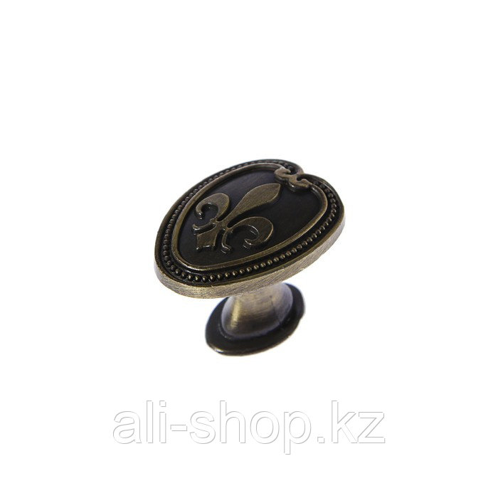 Ручка кнопка TUNDRA РК204, цвет бронза - фото 1 - id-p113505311