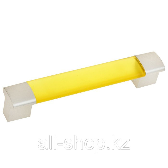Ручка скоба PLASTIC 006, пластиковая, м/о 96 мм, желтая - фото 1 - id-p113504532