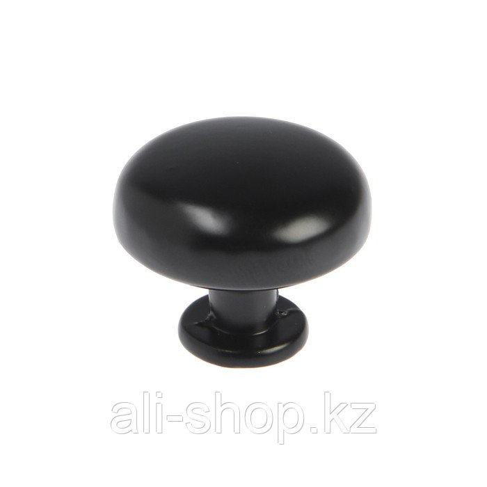 Ручка кнопка TUNDRA PK036BL, черная - фото 1 - id-p113504654