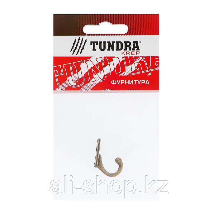 Крючок мебельный TUNDRA VINTAGE 001, цвет бронза, 1 шт. - фото 2 - id-p113503994