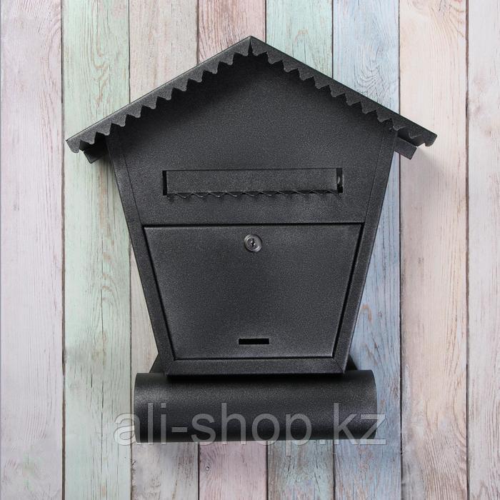 Ящик почтовый с замком, вертикальный, «Варшава», чёрный муар - фото 2 - id-p113504110