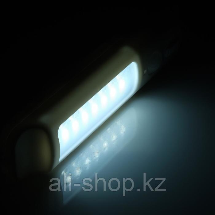 Светильник мебельный светодиодный 2 Вт, 8 LED, Датчик движения, 6500K, аккум бат - фото 2 - id-p113504130