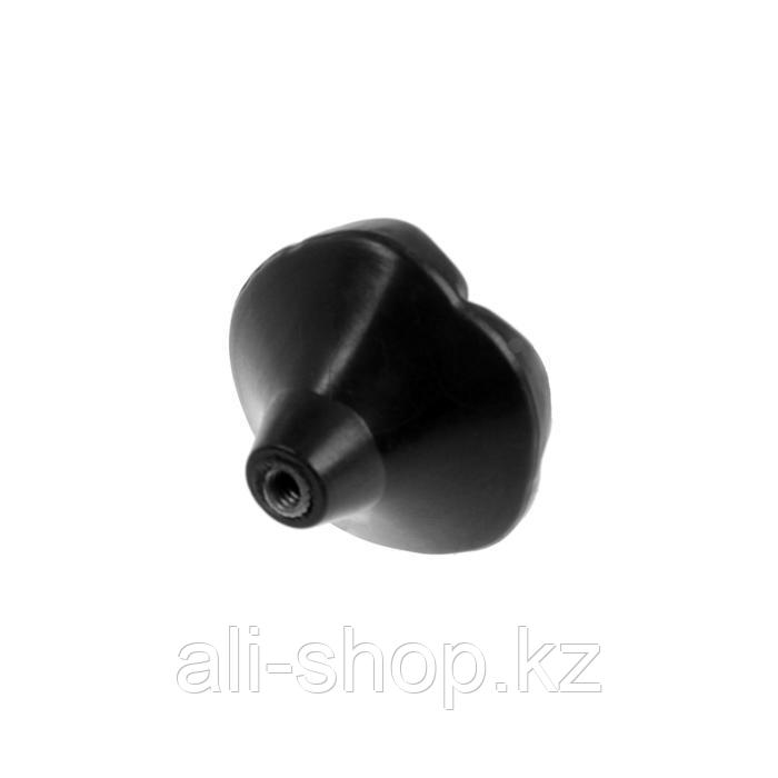 Ручка кнопка TUNDRA Rose 01, черная - фото 3 - id-p113504898