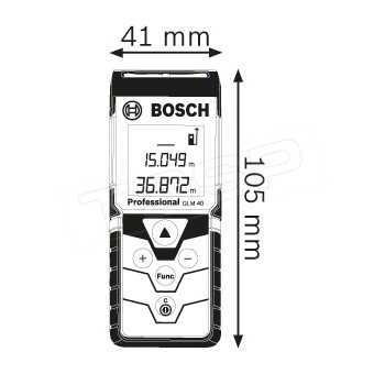 Лазерный дальномер Bosch GLM 40 Professional 0601072900 - фото 2 - id-p113508205