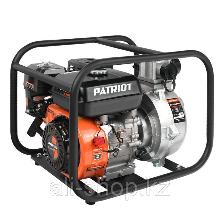 Мотопомпа PATRIOT MP1560SH, 4Т, бенз., 4050 Вт, 5.5 л.с, 330 л/мин, вход 38 мм, ручной старт 69497 ... - фото 1 - id-p113507496