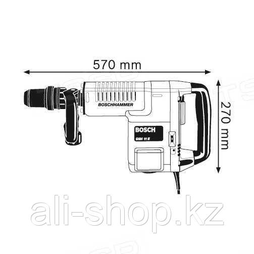 Отбойный молоток с патроном SDS-max Bosch GSH 11 E Professional 0611316708 - фото 2 - id-p113507785