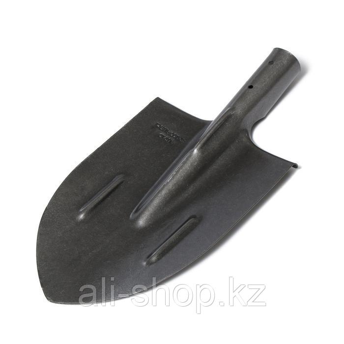 Лопата штыковая, острая, рельсовая сталь, тулейка 40 мм, без черенка - фото 1 - id-p113506530