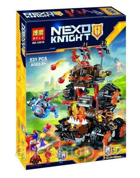 Конструктор BELA ''Nexo Knights/ Нексо'' Арт.BELA-10518 ''Осадная машина генерала Магмара'' - фото 1 - id-p113511289