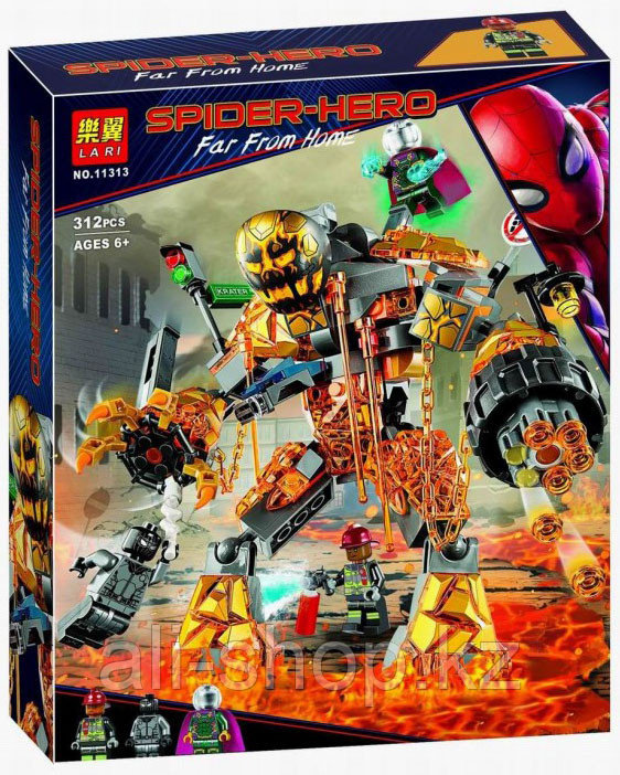 Конструктор Вездеход Человека-Паука BELA 11187 аналог LEGO 76114 - фото 2 - id-p113511443