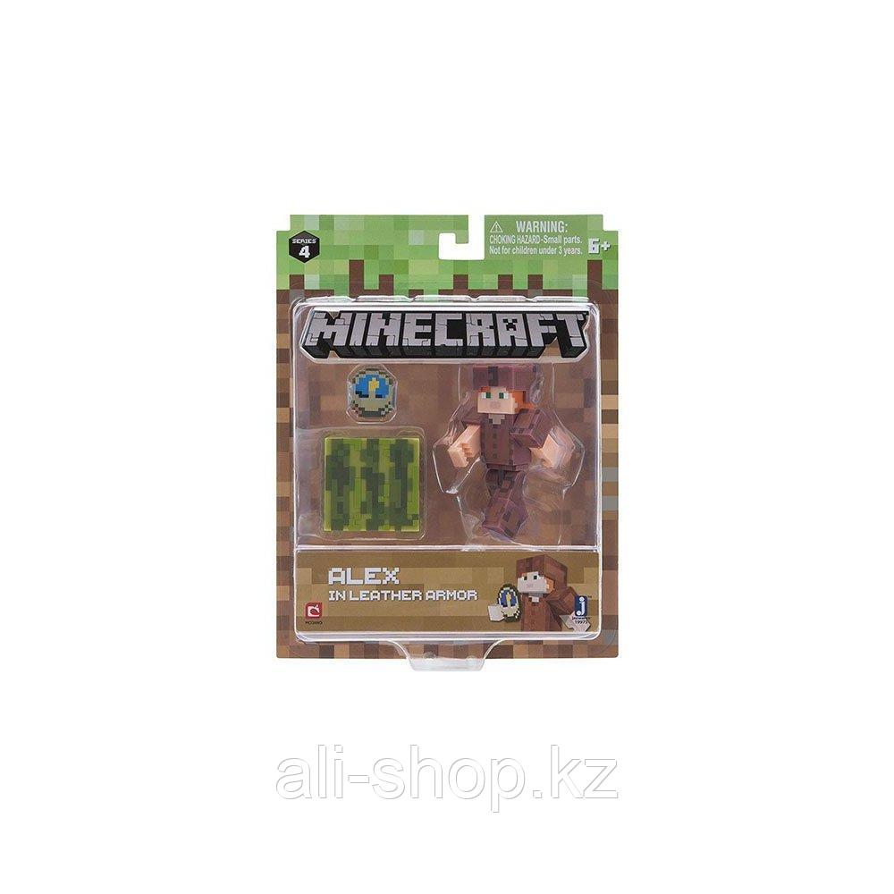 Minecraft 19975 Майнкрафт фигурка Alex in Leather Armor - фото 2 - id-p113516129