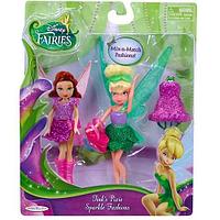Disney Fairies 818020 Дисней Фея 11 см., кукла с волосами и платьем (3 в асс.)
