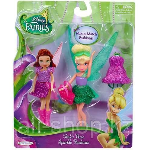 Disney Fairies 818020 Дисней Фея 11 см., кукла с волосами и платьем (3 в асс.) - фото 1 - id-p113517204