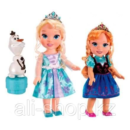 Disney Princess 310170 Принцессы Дисней Игровой набор 2 куклы и Олаф Холодное Сердце - фото 1 - id-p113517213