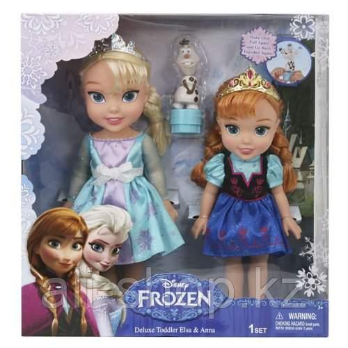 Disney Princess 310170 Принцессы Дисней Игровой набор 2 куклы и Олаф Холодное Сердце - фото 2 - id-p113517213