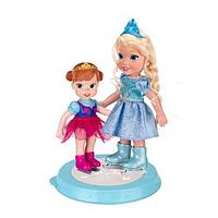 Disney Princess 310180 Принцессы Дисней Холодное Сердце Игровой набор Две куклы 15 см. на катке