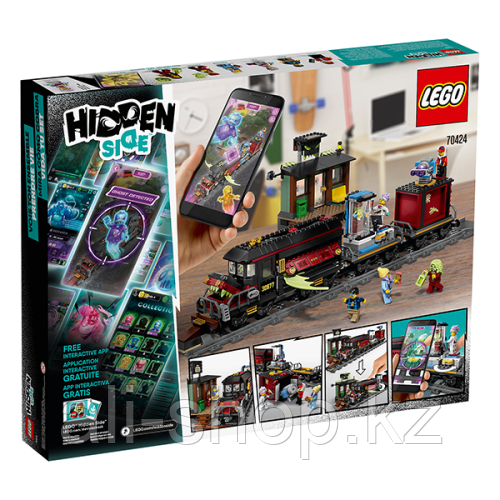 LEGO Hidden Side 70424 Конструктор ЛЕГО Призрачный экспресс - фото 4 - id-p113512412