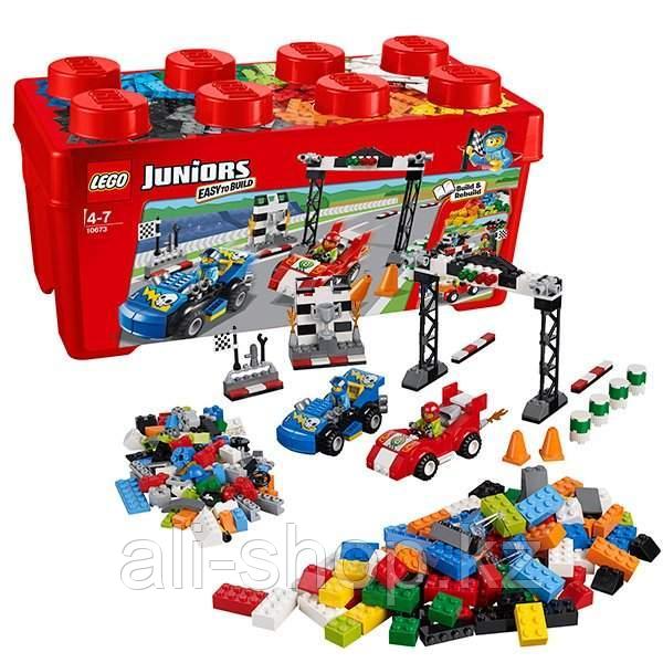 Lego Juniors 10673 Лего Джуниорс Ралли на гоночных автомобилях - фото 1 - id-p113512420
