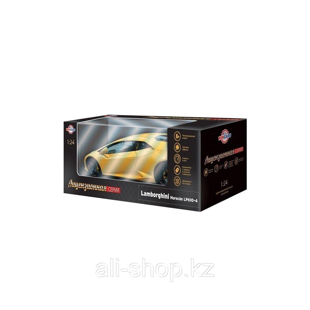 Wincars DS-2008 Lamborghini Huracan LP610-4 (лицензия), Р/У, масштаб 1:24, ЗУ в комплекте - фото 5 - id-p113518169