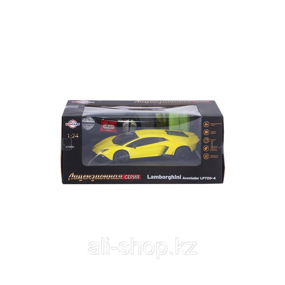Wincars DS-2009 Lamborghini Aventador LP720-4 (лицензия), Р/У, масштаб 1:24, ЗУ в комплекте - фото 3 - id-p113518170